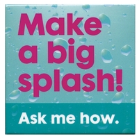 Sq/Dia shaped button 2" with square corners and standard safety pin... from...