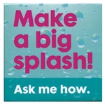 2" Square/Diamond Shaped Button