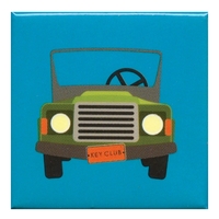 Sq/DMD shaped button 1 1/2" with square corners and a standard... from ASI...