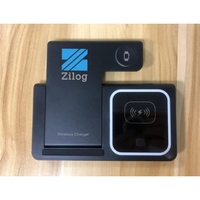 3 in 1 Foldable 15W wireless charger plus 1 color silkscreen... from ASI...