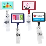 Anti-Microbial Rectangle 2 Strap Badge Reel