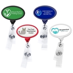 Anti-Microbial Oval 2 Strap Badge Reel