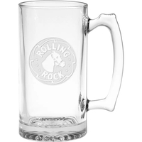 25 oz. glass tankard with thick bottom and sturdy handle with... from ASI...