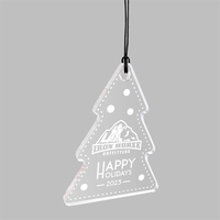Laser-etched clear acrylic ornament.... from ASI 72521 Morris Magnets / Laser...