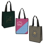 8x10x4 Laminated 5-Panel PP Non-Woven Tote Bag