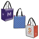 12x13x8 Laminated 5-Panel PP Non-Woven Tote Bag