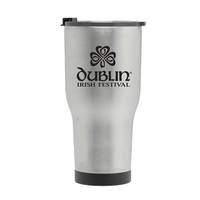 30 oz. stainless steel tumbler with spill proof lid, double wall... from ASI...