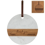 Acacia Wood & Marble Charcuterie Board