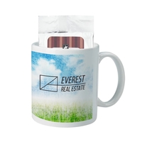 11 ounce ceramic mug with packet of instant cocoa.... from ASI 61125 Hit...