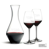 The RIEDEL Merlot Decanter is paired with RIEDEL Extreme Wine Glasses... from...