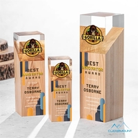 The Falaise VividPrint™ Award, made with wood and an acrylic top... from ASI...