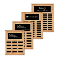 Erindale (Vert) Perpetual Plaque - Red Alder/Gold