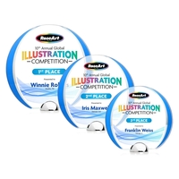 Made of Starfire Crystal, the beautiful round Stanton VividPrint™ Award...