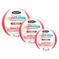 Made of Starfire Crystal, the beautiful round Stanton VividPrint™ Award...