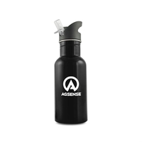 Single wall stainless steel water bottle with a twist lid... from ASI 84592...