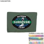 Survivor Themed Sublimated Microfiber Suede Cooling towel