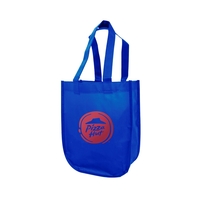 9.25" x 11.75" x 4.5" 100GSM non-woven polypropylene tote with 1"... from ASI...