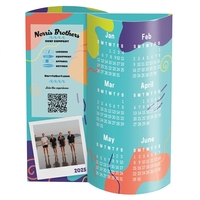 Award winning "WAVE 3-D Calendars" printed on smooth white cardstock and......