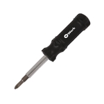6-in-1 Screwdriver with Phillips, Flat, and Hex capabilities