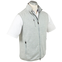 Bobby Jones Men's Heathered Full-Zip Sweater Vest