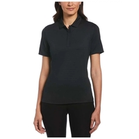 Ladie's Eco Horizontal Textured Polo. Opti-Dri technology transfers moisture...