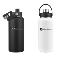 34 Oz Double Wall Tumbler with Capped Sprout