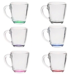 Clear Elegant Tapered Glass Mug, 15.5 oz.