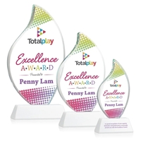 Odessy Flame Vividprint™ Award on Newhaven - White
