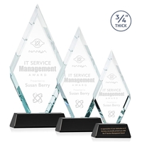 The Starfire Crystal Richmond Award features beveled edges on the...