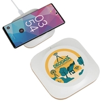 Trident 15W Wireless Charger Made With FSC® Cork & Recycled