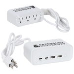 Relay 5 Ft. Charging Station with Type-C, USB & AC Outlets