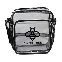 Clear TPU Cross Body Satchel / Messenger Bag