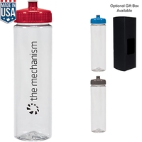 25 Oz Eco Friendly, Biodegradable, BPA & Lead Free Clear Bottle... from ASI...