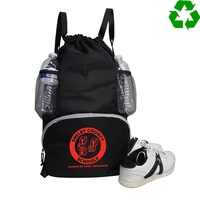 Cinch bag is a perfect for sporting events. Separate zip pocket... from ASI...