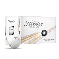 Titlesist Velocity golf balls, box contains 12 white balls and includes......