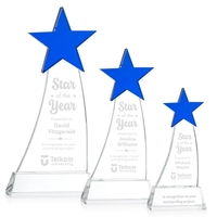 Manolita Star Award - Blue/Clear