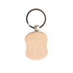 Wooden Keychain in Gourd Shape
