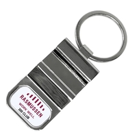 Silver Bottle Opener Key Tag