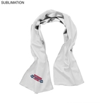 Fitness Towel in White Cooling Fabric, 12x40