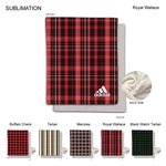 Stock Plaid Design Plush Mink Fleece Blanket, 50x60