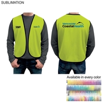Domestic Made STAFF UNIFORM Poplin Vest, Fully Sublimated front and back,......