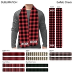 Stock Plaid Design Fashion Scarf, 8x60