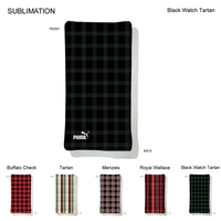 Stock Plaid Design Ultra Soft and Smooth Microfleece blanket, 30"x60",...