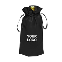 Non woven wine drawstring bag plus 1 color silkscreen imprint on... from ASI...