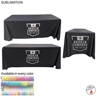 Sublimated PREMIUM Table Cloth for 6' table, Drape style, 4 sided,... from...