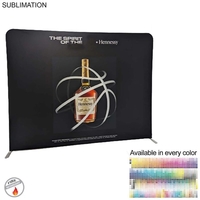 8'W x 8'H EuroFit Straight Wall Display Kit, with Full Color... from ASI...