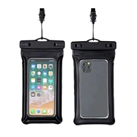 IPX8 Floating waterproof phone pouch with lanyard plus 1C1P silkscreen...