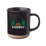 13.5 oz. Speckled Clay Coffee Mug (Full Color Imprint)