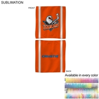 Colored Sublimated Rally, Skate Towels with Jersey stripes, 10x10, Sublimated...