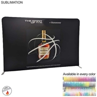 10'W x 8'H EuroFit Straight Wall Display Kit with Full Color... from ASI...